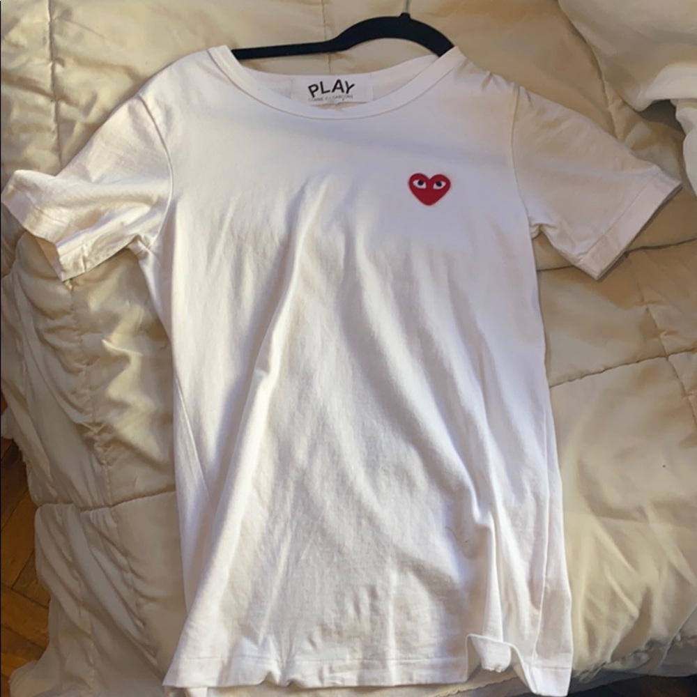 COMMES des GARÇON Play White Shirt